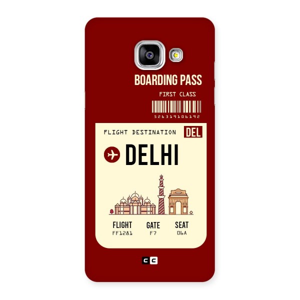 Delhi Boarding Pass Back Case for Galaxy A5 2016