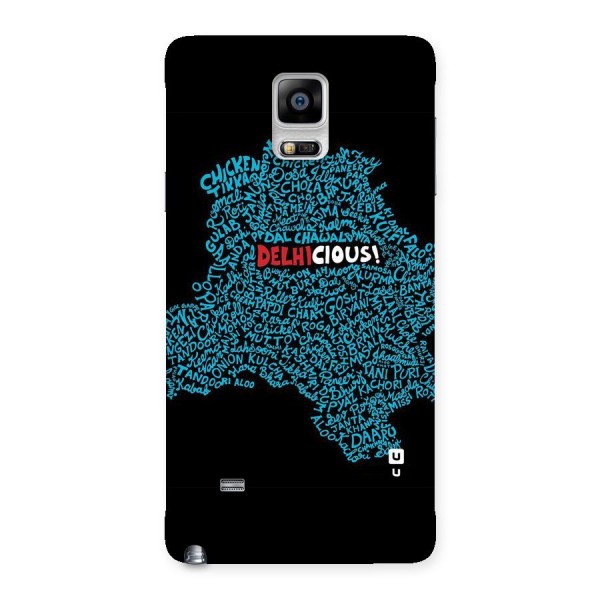 Delhicious Back Case for Galaxy Note 4