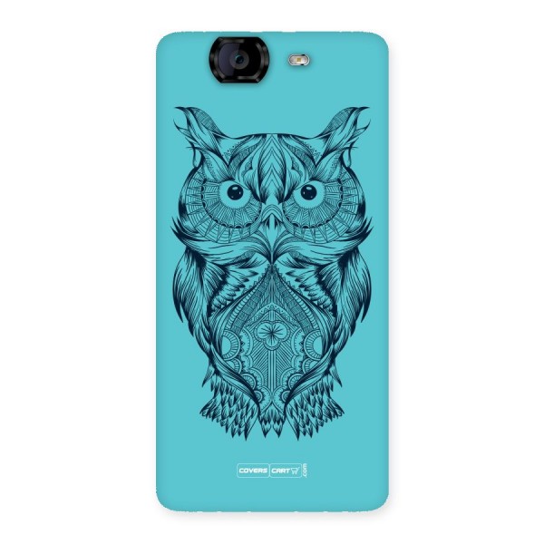 Designer Owl Back Case for Canvas Knight A350