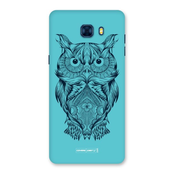 Designer Owl Back Case for Galaxy C7 Pro