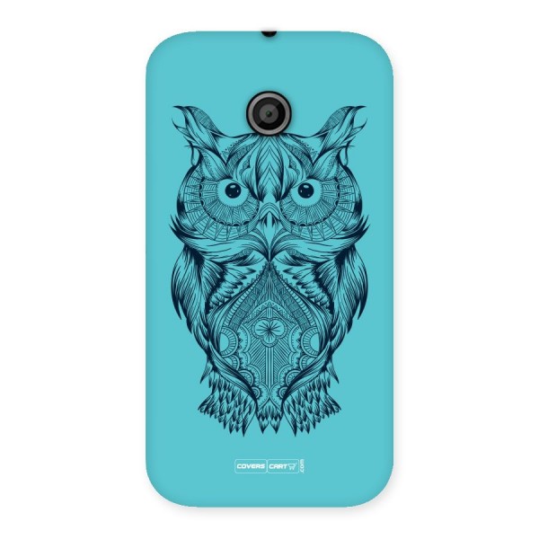 Designer Owl Back Case for Moto E