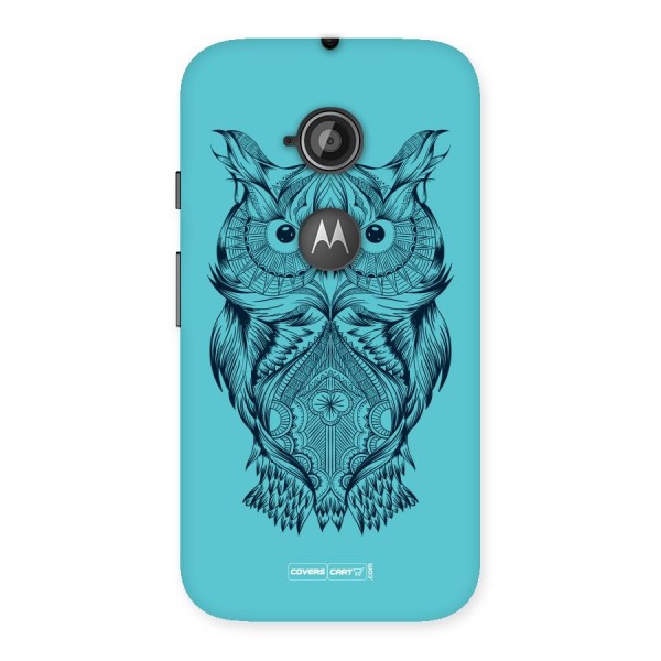 Designer Owl Back Case for Moto E 2nd Gen