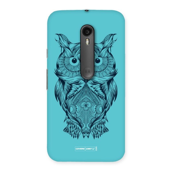 Designer Owl Back Case for Moto G3