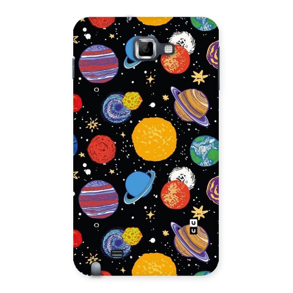 Designer Planets Back Case for Galaxy Note