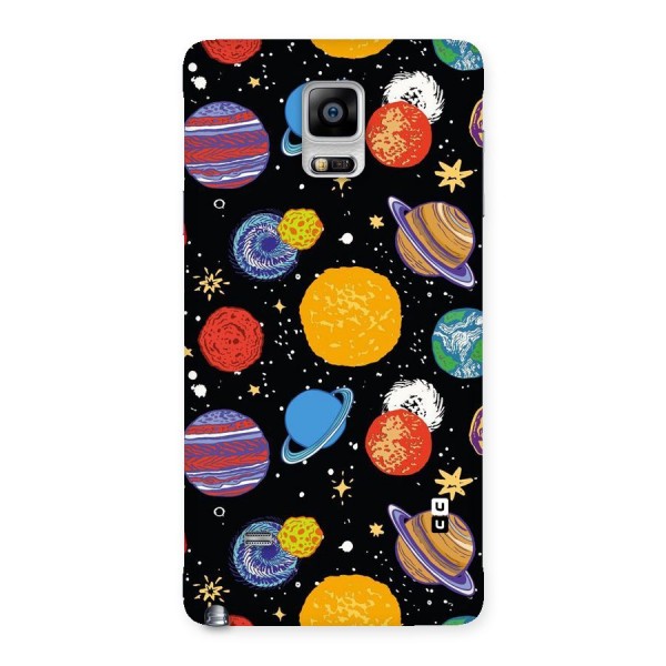 Designer Planets Back Case for Galaxy Note 4