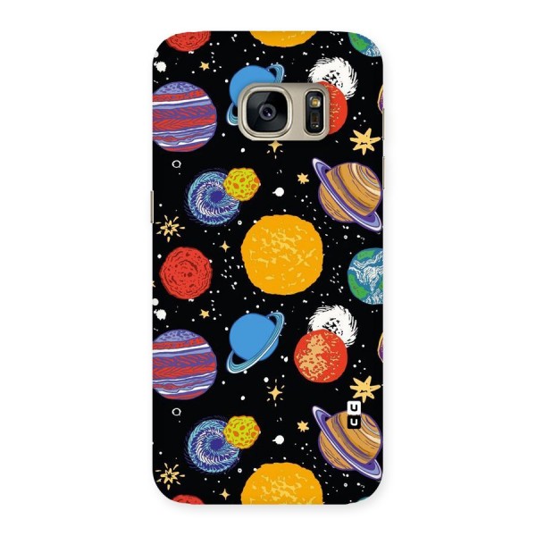 Designer Planets Back Case for Galaxy S7