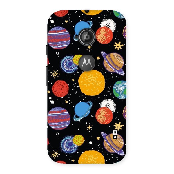 Designer Planets Back Case for Moto E 2nd Gen