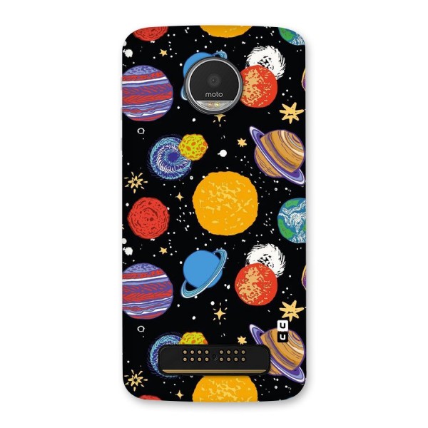 Designer Planets Back Case for Moto Z Play