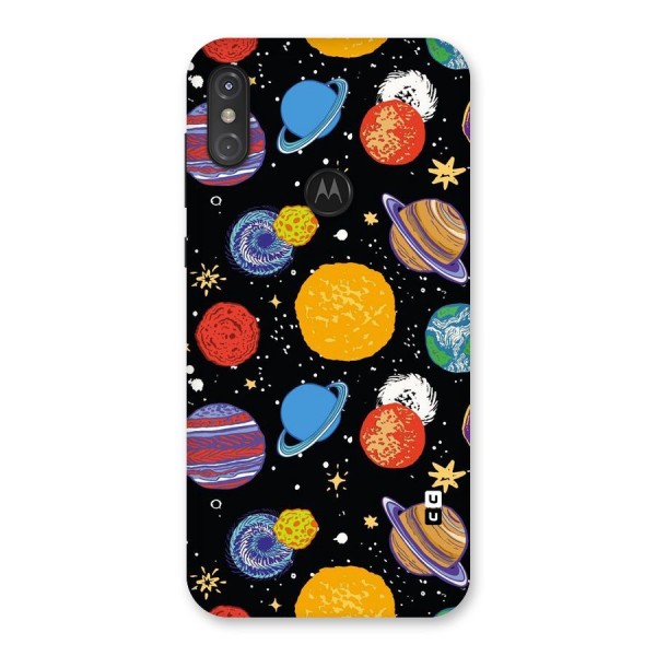 Designer Planets Back Case for Motorola One Power