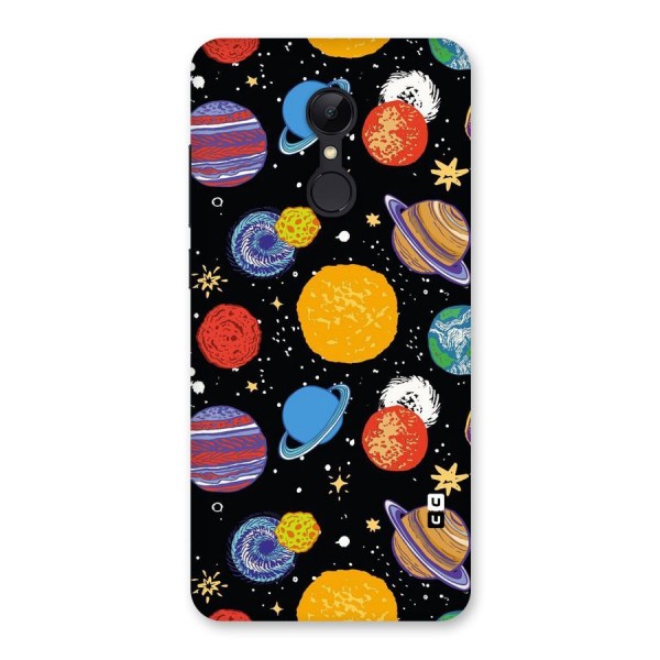 Designer Planets Back Case for Redmi 5