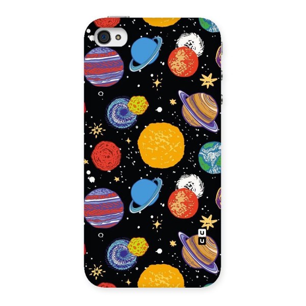 Designer Planets Back Case for iPhone 4 4s