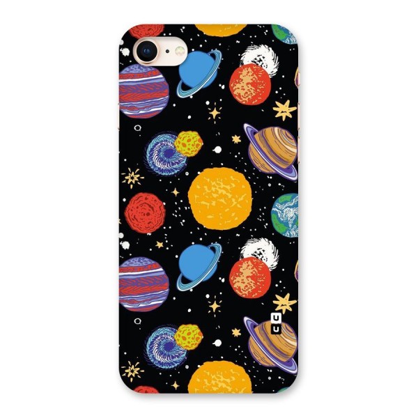 Designer Planets Back Case for iPhone 8