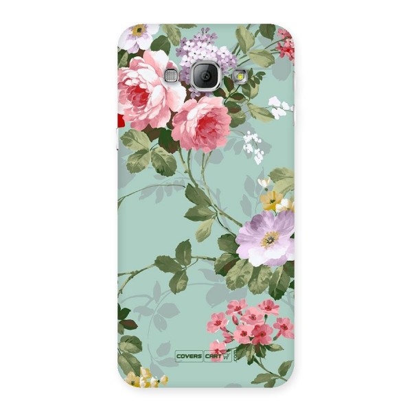 Desinger Floral Back Case for Galaxy A8