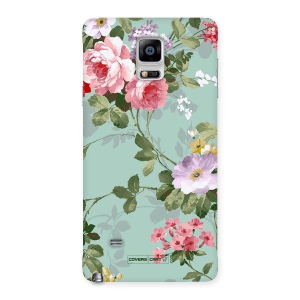 Desinger Floral Back Case for Galaxy Note 4