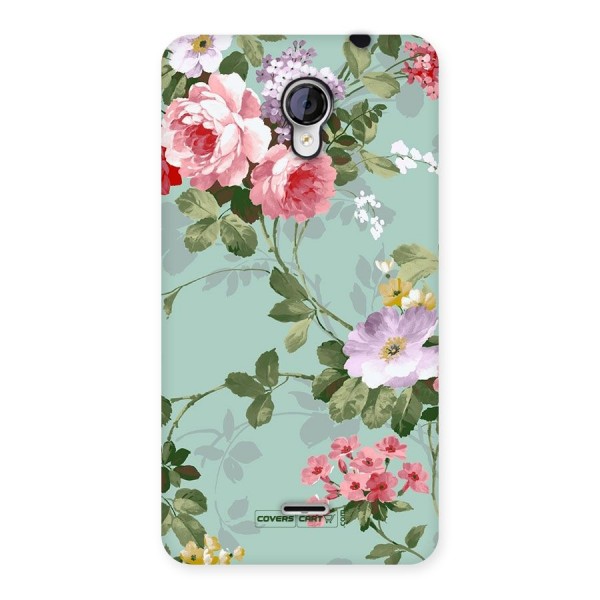 Desinger Floral Back Case for Micromax Unite 2 A106