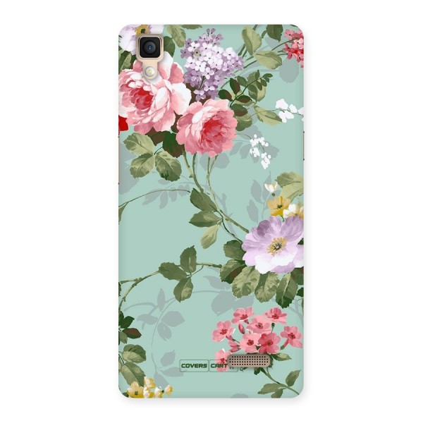 Desinger Floral Back Case for Oppo R7