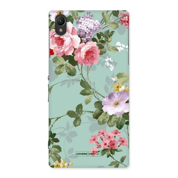 Desinger Floral Back Case for Sony Xperia Z1