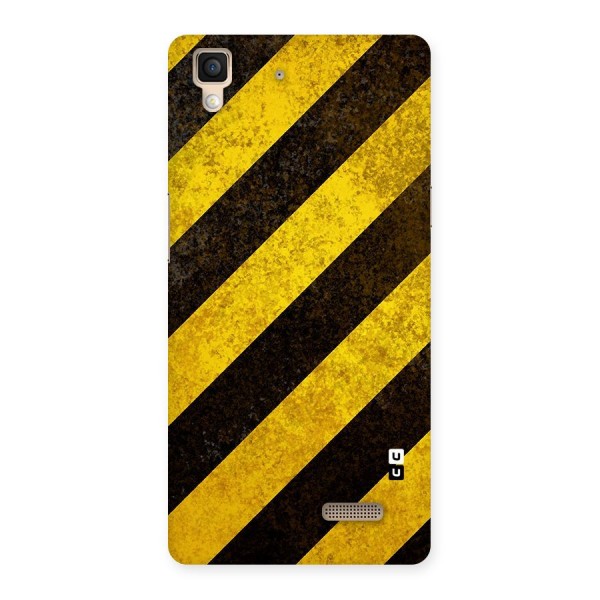 Diagonal Road Pattern Back Case for Oppo R7