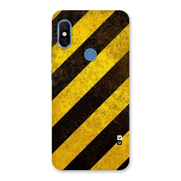 Diagonal Road Pattern Back Case for Redmi Note 6 Pro