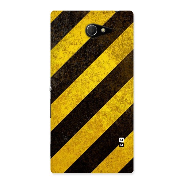 Diagonal Road Pattern Back Case for Sony Xperia M2