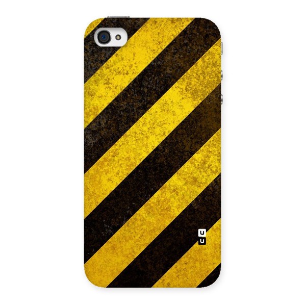 Diagonal Road Pattern Back Case for iPhone 4 4s