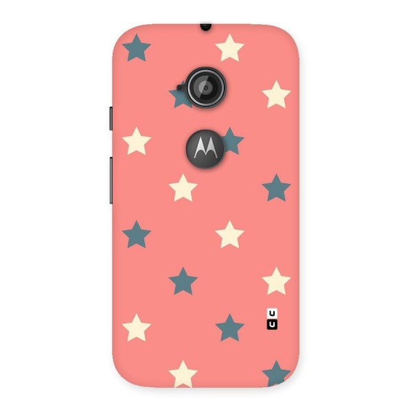 Diagonal Stars Back Case for Moto E 2nd Gen