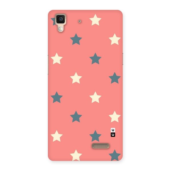 Diagonal Stars Back Case for Oppo R7