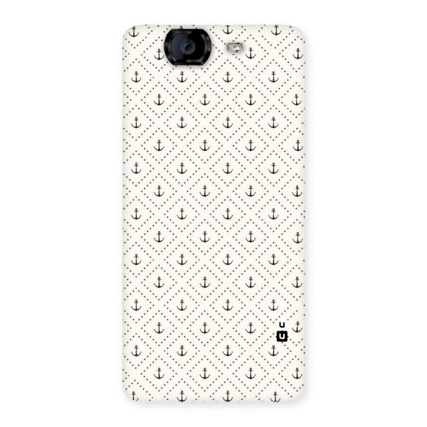 Diamond Anchor Design Back Case for Canvas Knight A350