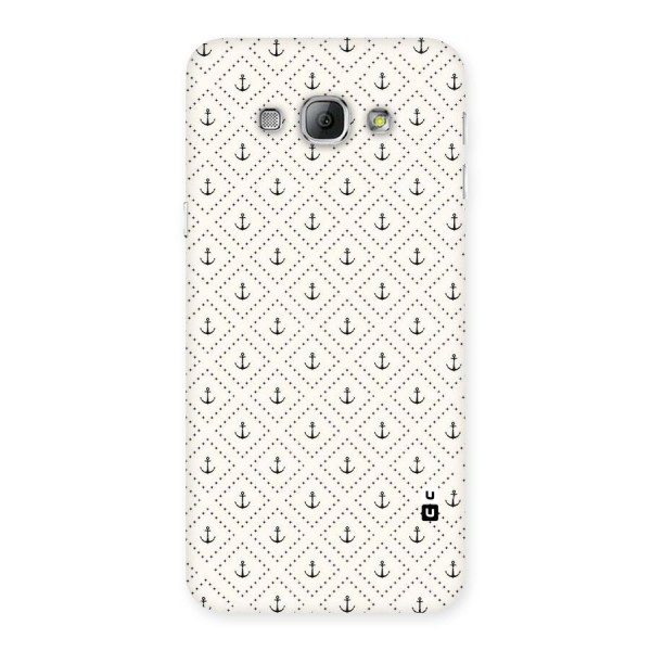 Diamond Anchor Design Back Case for Galaxy A8