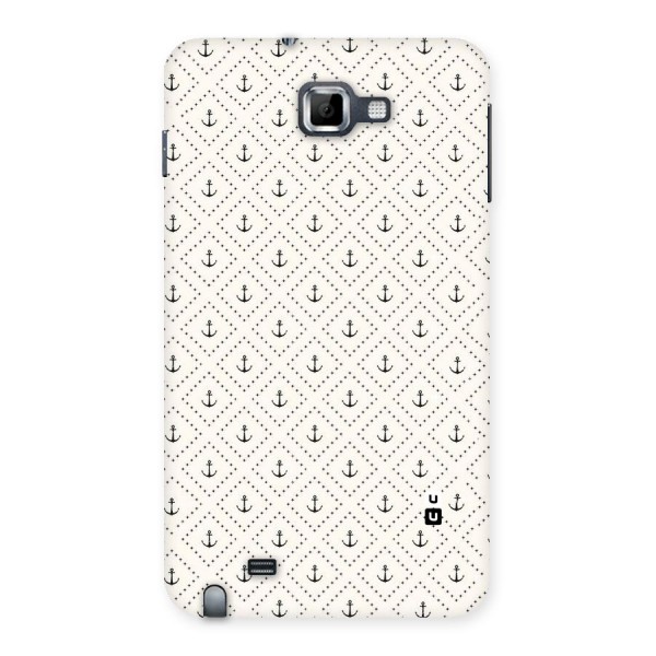 Diamond Anchor Design Back Case for Galaxy Note