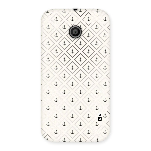 Diamond Anchor Design Back Case for Moto E