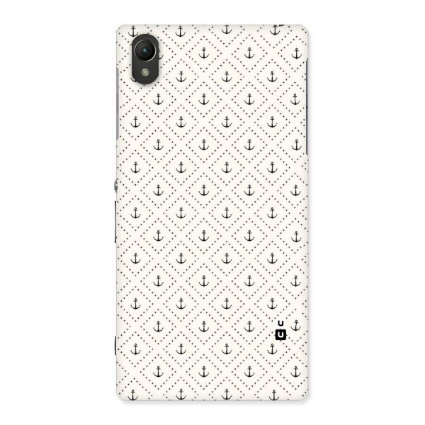 Diamond Anchor Design Back Case for Sony Xperia Z1