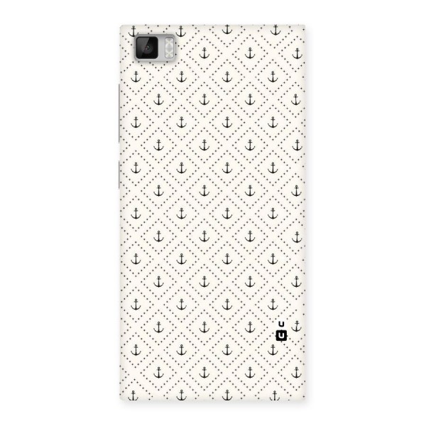 Diamond Anchor Design Back Case for Xiaomi Mi3