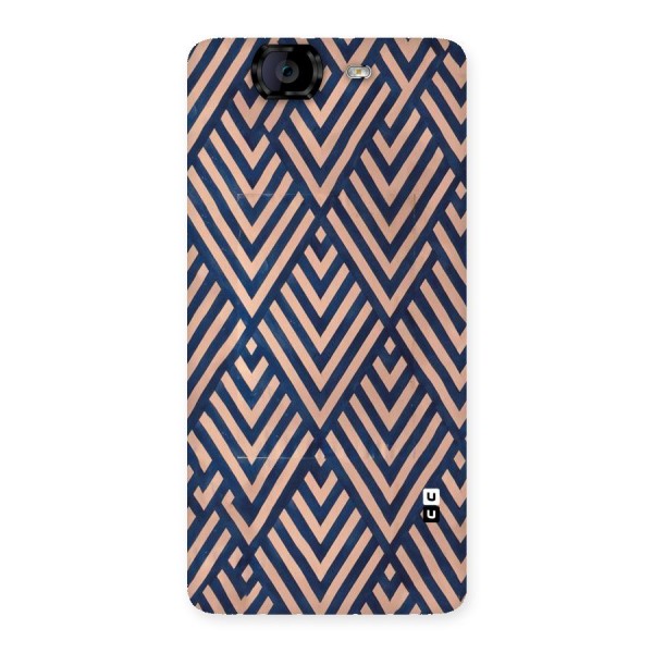 Diamond Blues Back Case for Canvas Knight A350