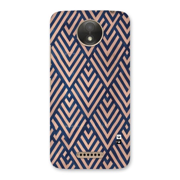 Diamond Blues Back Case for Moto C Plus