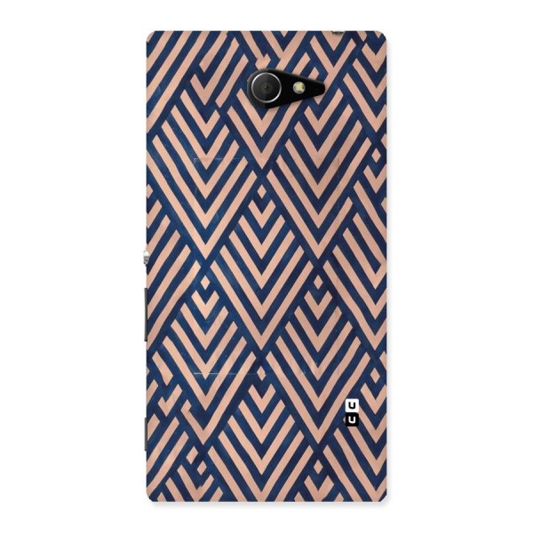 Diamond Blues Back Case for Sony Xperia M2