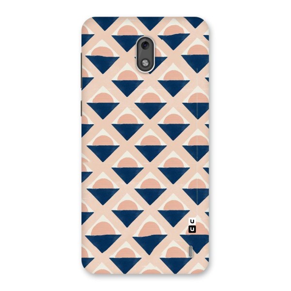 Diamond Circle Pattern Back Case for Nokia 2