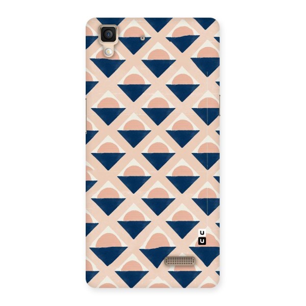 Diamond Circle Pattern Back Case for Oppo R7