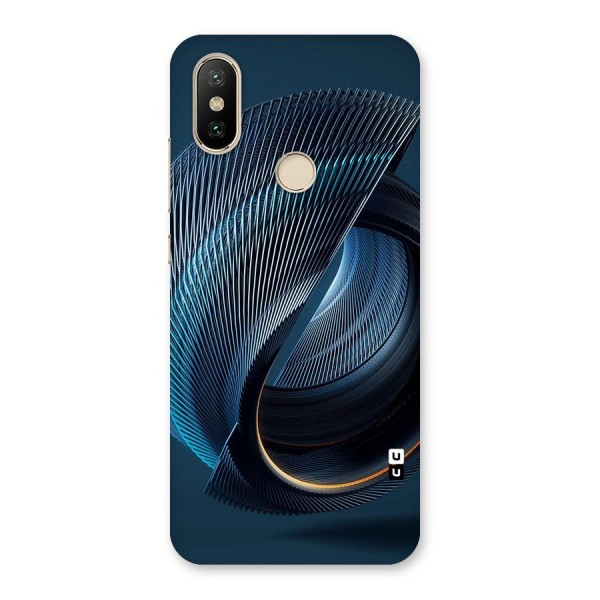 Digital Circle Pattern Back Case for Mi A2