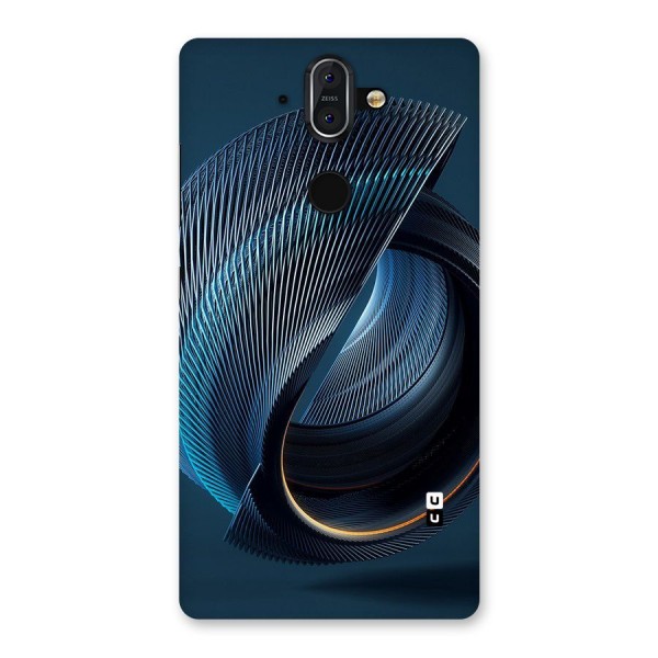 Digital Circle Pattern Back Case for Nokia 8 Sirocco