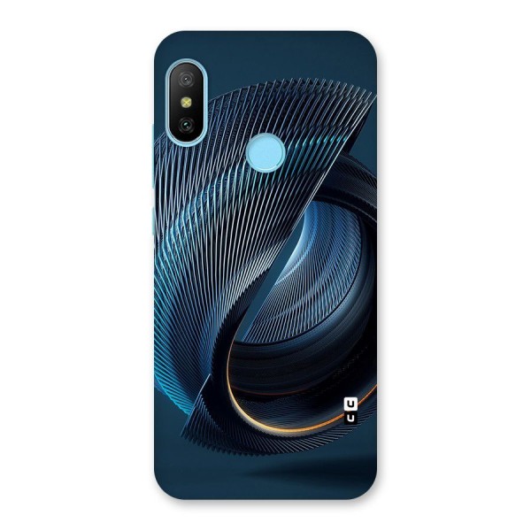 Digital Circle Pattern Back Case for Redmi 6 Pro