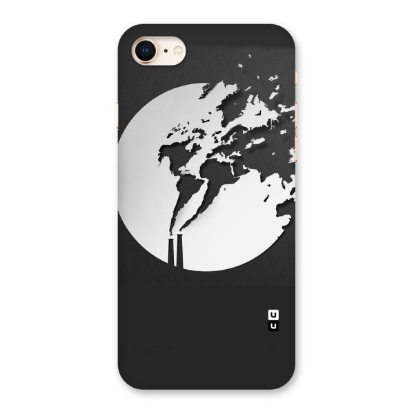 Disorted Design Black Back Case for iPhone 8