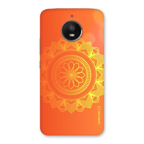 Diwali Rangoli Back Case for Moto E4 Plus