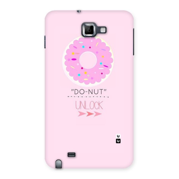 Do-Nut Unlock Back Case for Galaxy Note