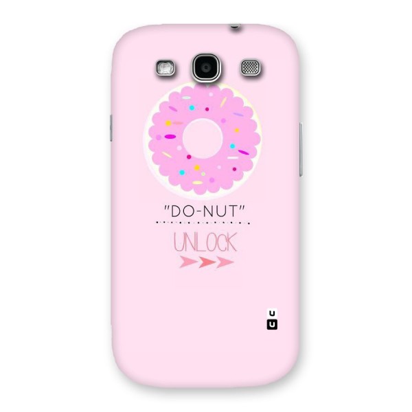 Do-Nut Unlock Back Case for Galaxy S3 Neo