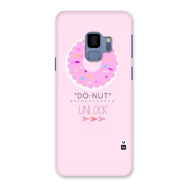 Do-Nut Unlock Back Case for Galaxy S9