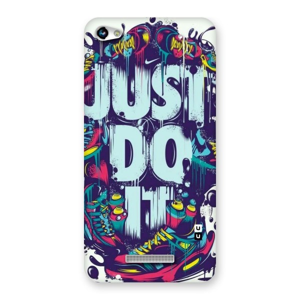 Do It Abstract Back Case for Micromax Hue 2