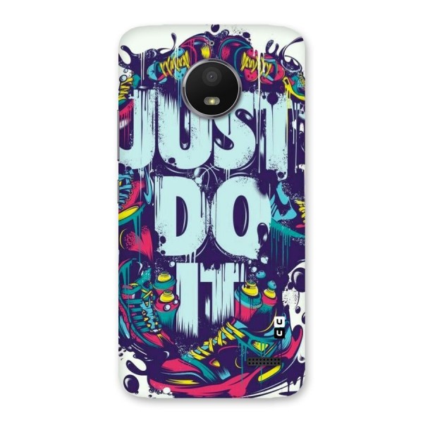 Do It Abstract Back Case for Moto E4