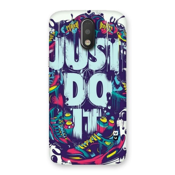 Do It Abstract Back Case for Motorola Moto G4