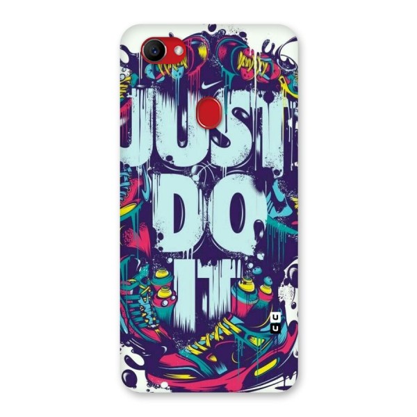 Do It Abstract Back Case for Oppo F7